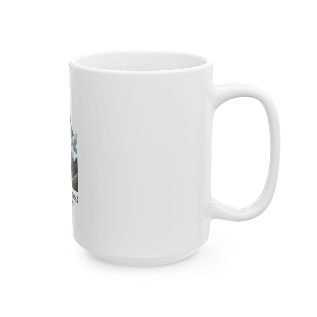Mount Everest Ceramic Mug — Mountain Travel Coffee Cup (11oz & 15oz)