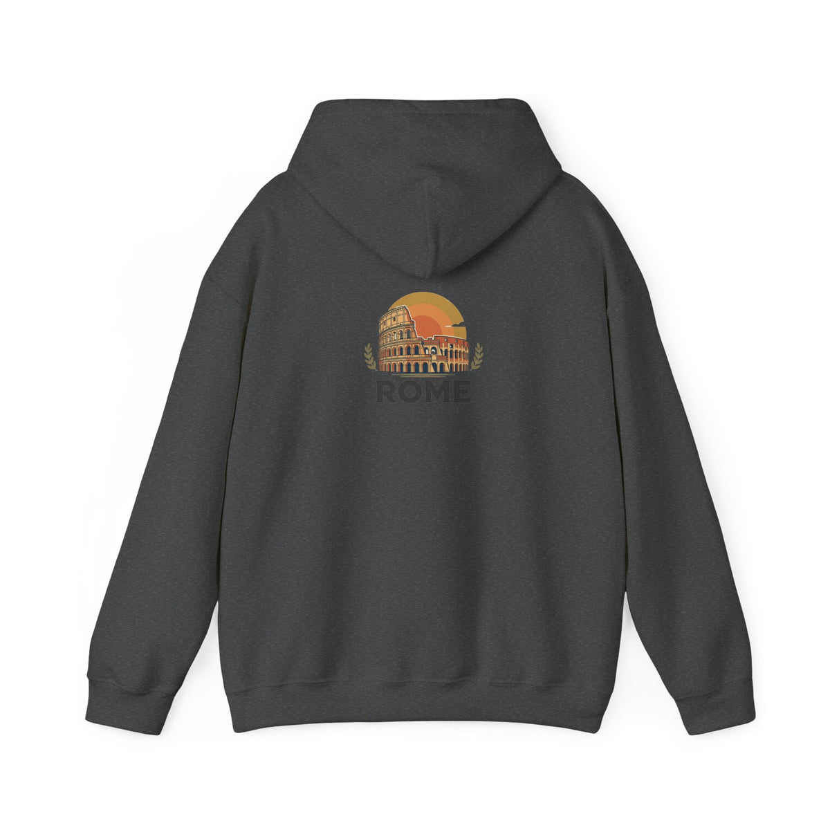 Rome Vintage Colosseum Hoodie — Retro Travel Sweatshirt