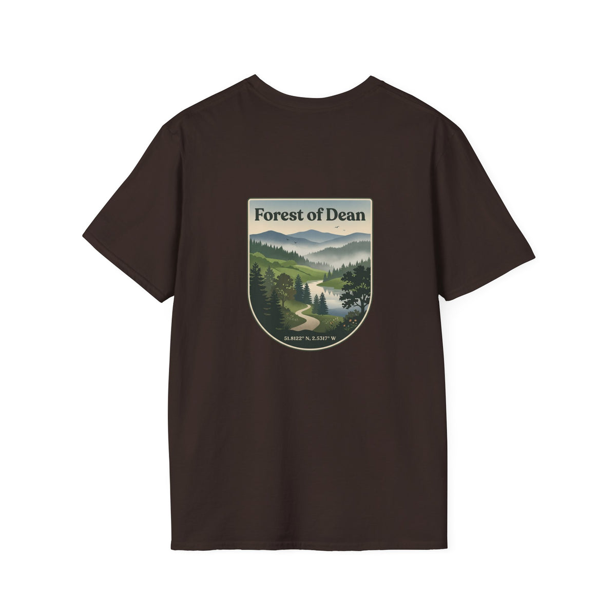 Forest of Dean UK T-shirt with Coordinates
