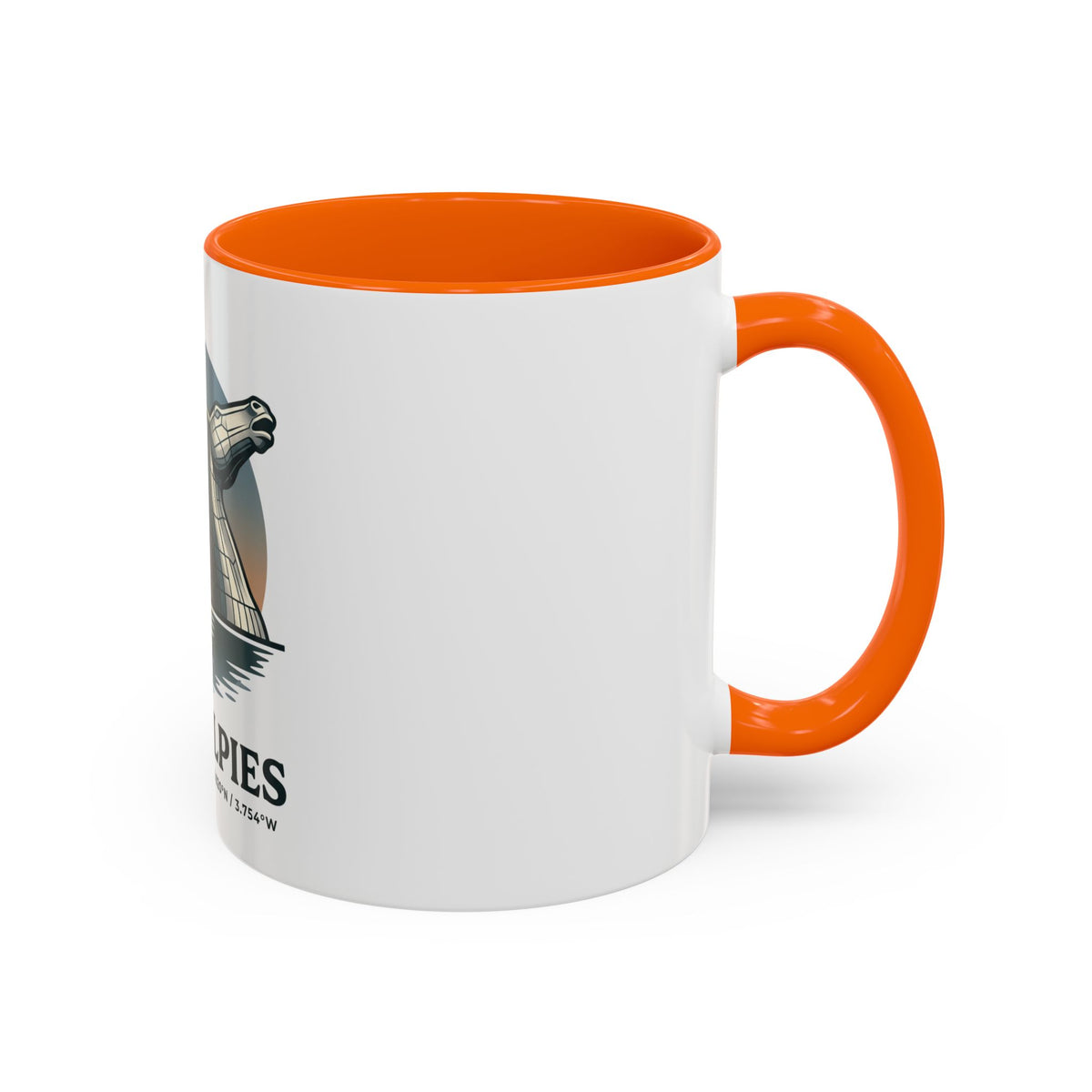 The Kelpies Coffee Mug — Scottish Landmark Accent Mug (11/15oz)