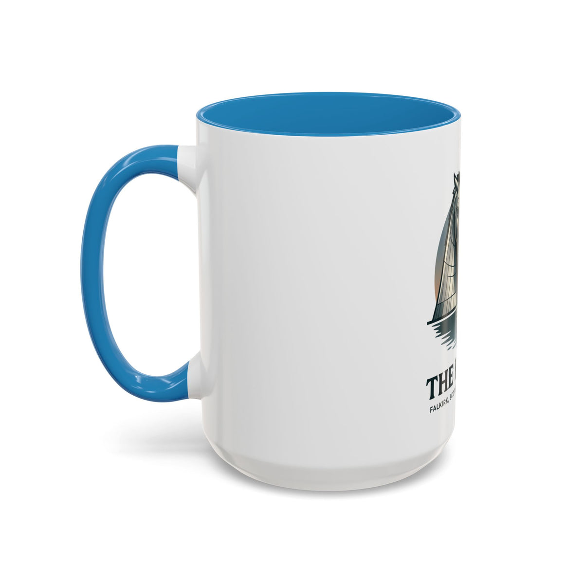 The Kelpies Coffee Mug — Scottish Landmark Accent Mug (11/15oz)