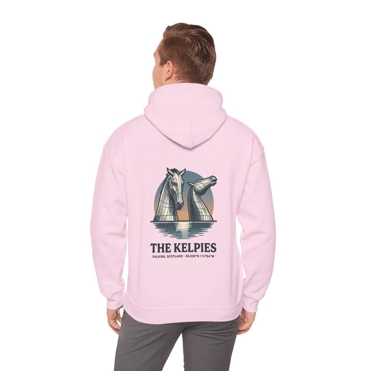Hoodie - The Kelpies Scottish Myth Horse Graphic Hoodie