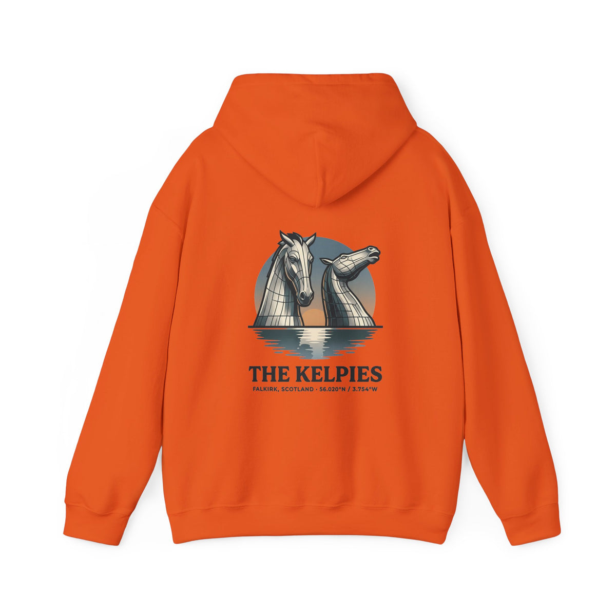 Hoodie - The Kelpies Scottish Myth Horse Graphic Hoodie