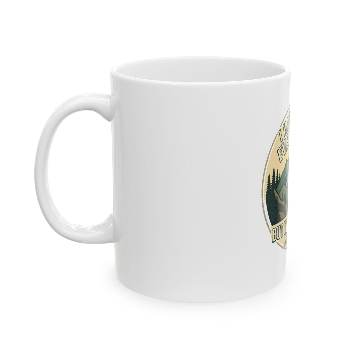 Adventure Coffee Mug — "I Haven't Been Everywhere but It's On My List" Ceramic Travel Gift