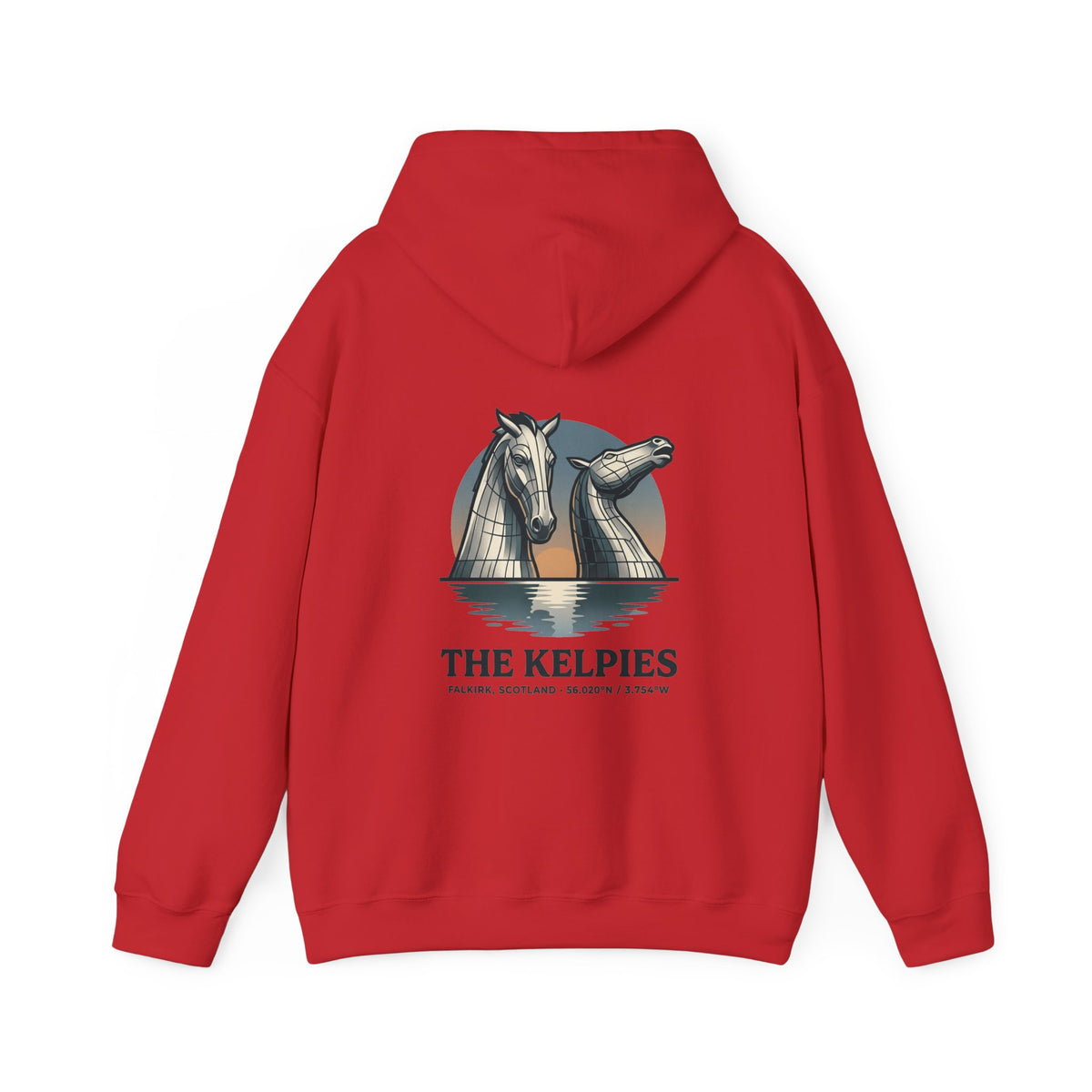 Hoodie - The Kelpies Scottish Myth Horse Graphic Hoodie