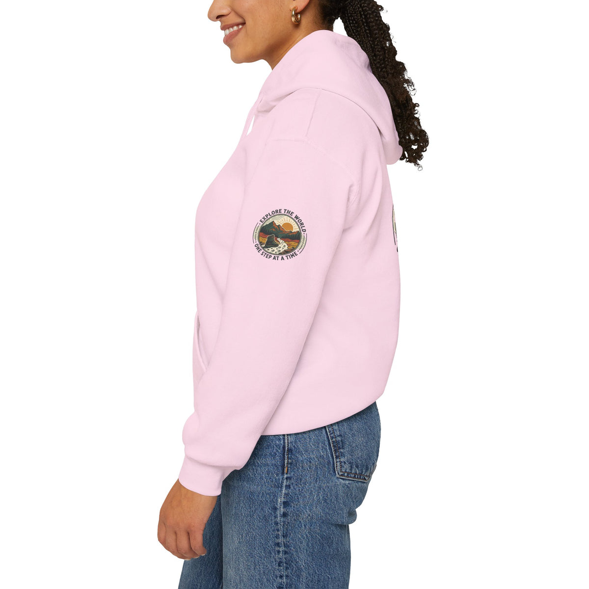 Explore The World Hoodie — "Explore the World One Step at a Time" Outdoor Travel Hoodie