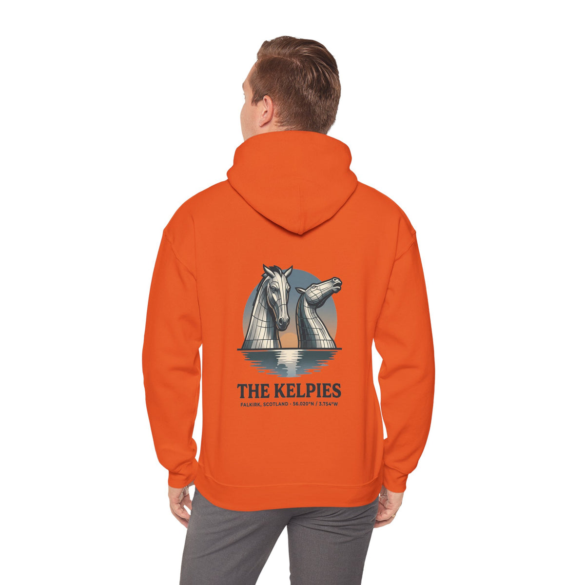 Hoodie - The Kelpies Scottish Myth Horse Graphic Hoodie