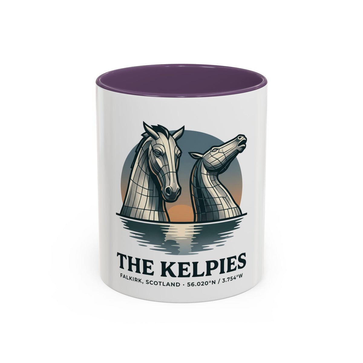 The Kelpies Coffee Mug — Scottish Landmark Accent Mug (11/15oz)