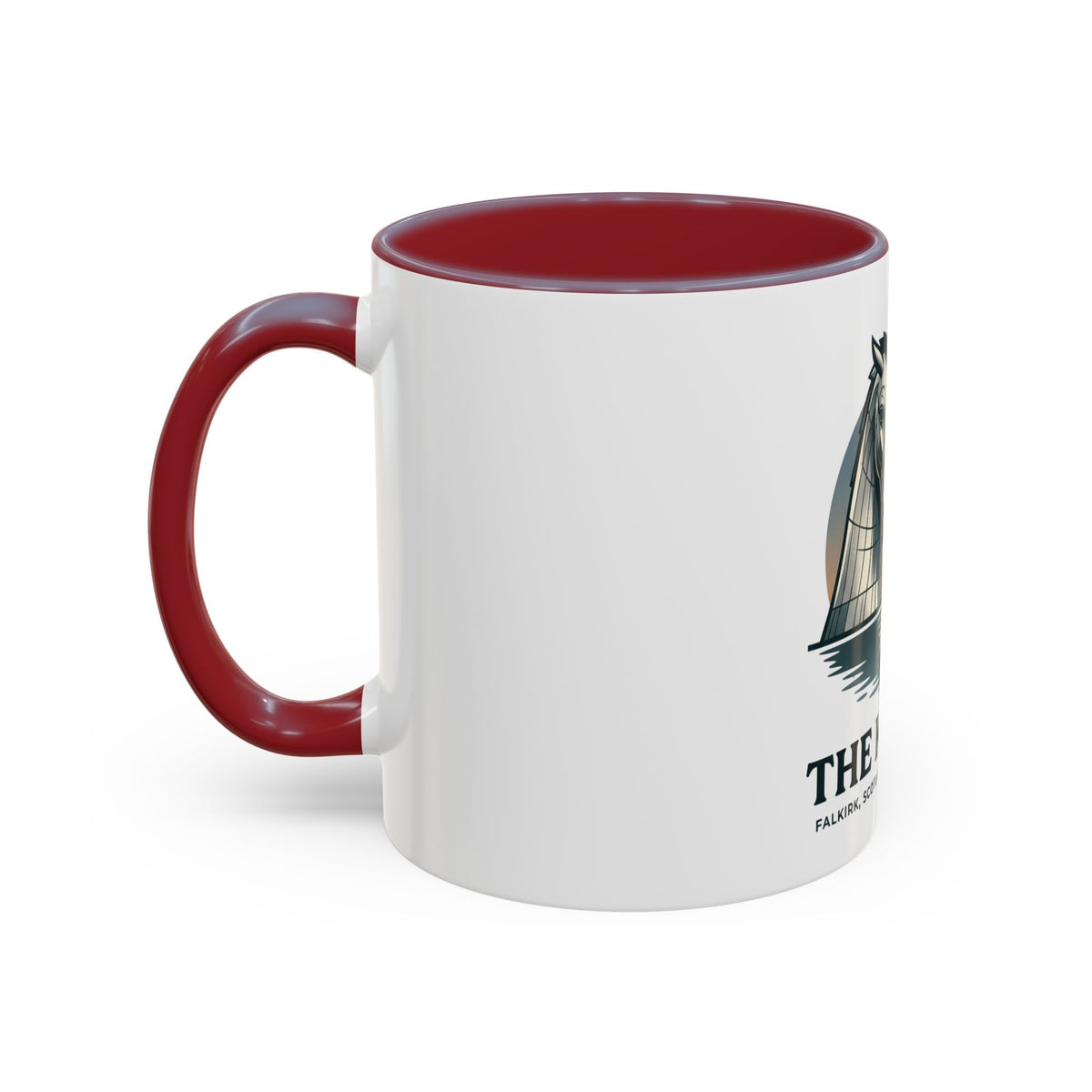 The Kelpies Coffee Mug — Scottish Landmark Accent Mug (11/15oz)