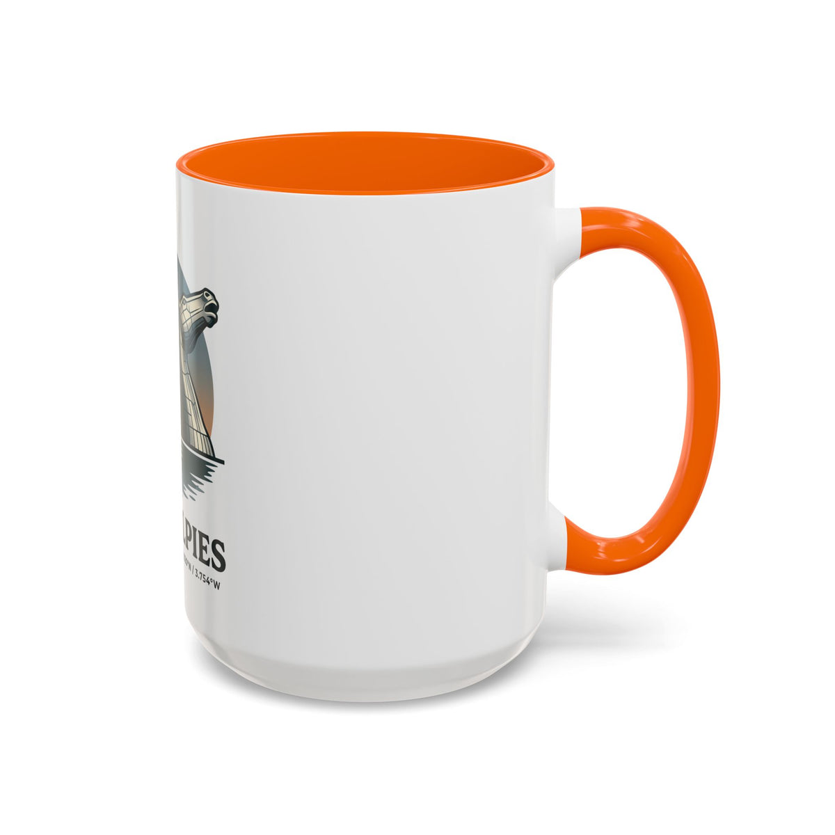 The Kelpies Coffee Mug — Scottish Landmark Accent Mug (11/15oz)