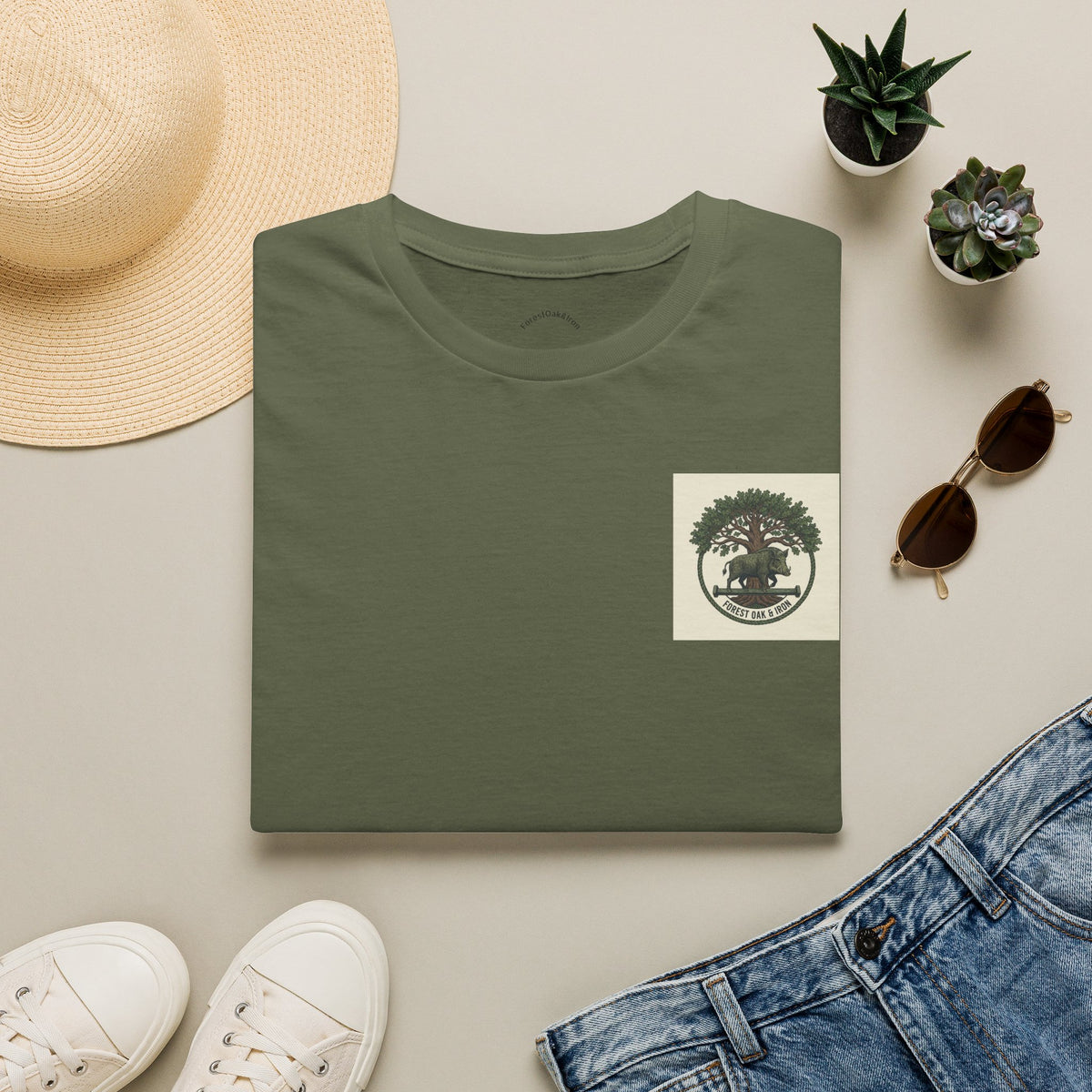Forest of Dean UK T-shirt with Coordinates