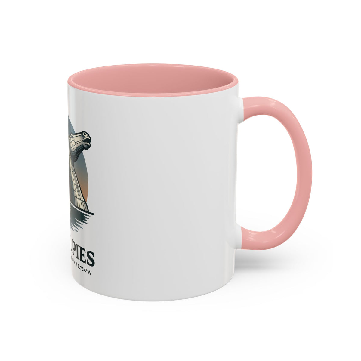 The Kelpies Coffee Mug — Scottish Landmark Accent Mug (11/15oz)