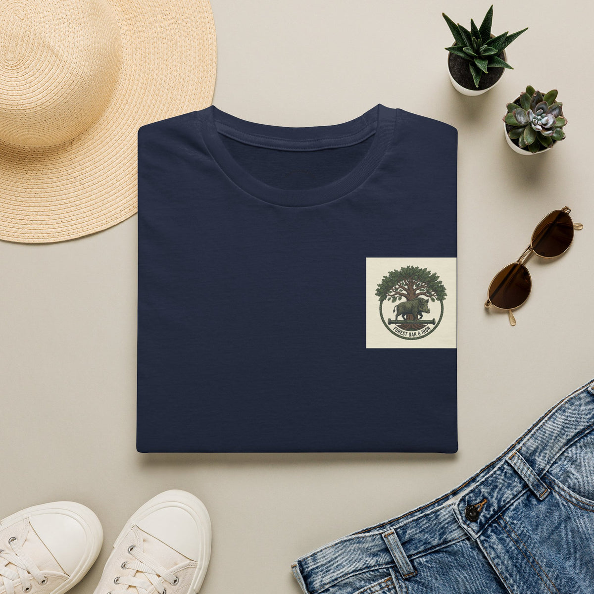 Forest of Dean UK T-shirt with Coordinates