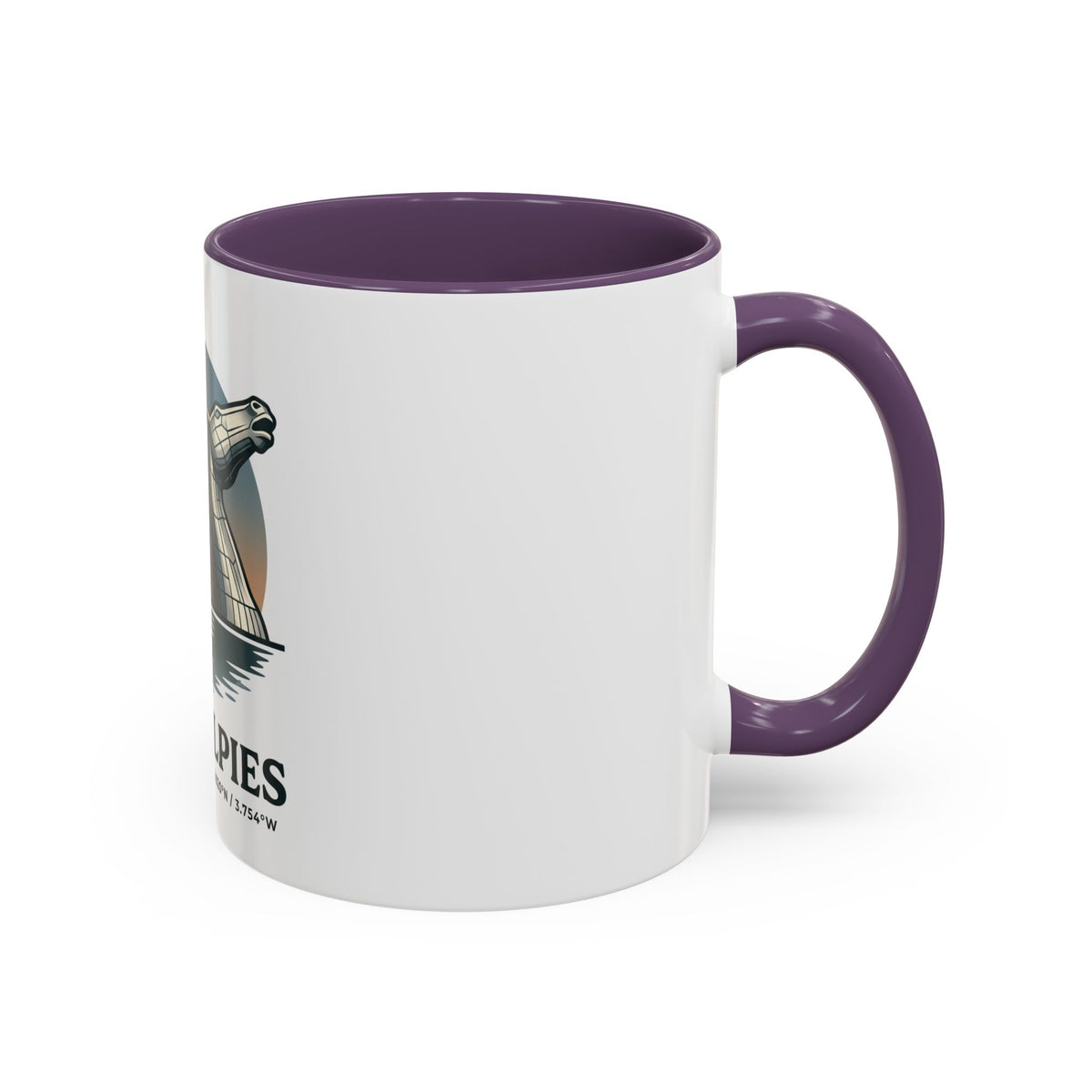 The Kelpies Coffee Mug — Scottish Landmark Accent Mug (11/15oz)