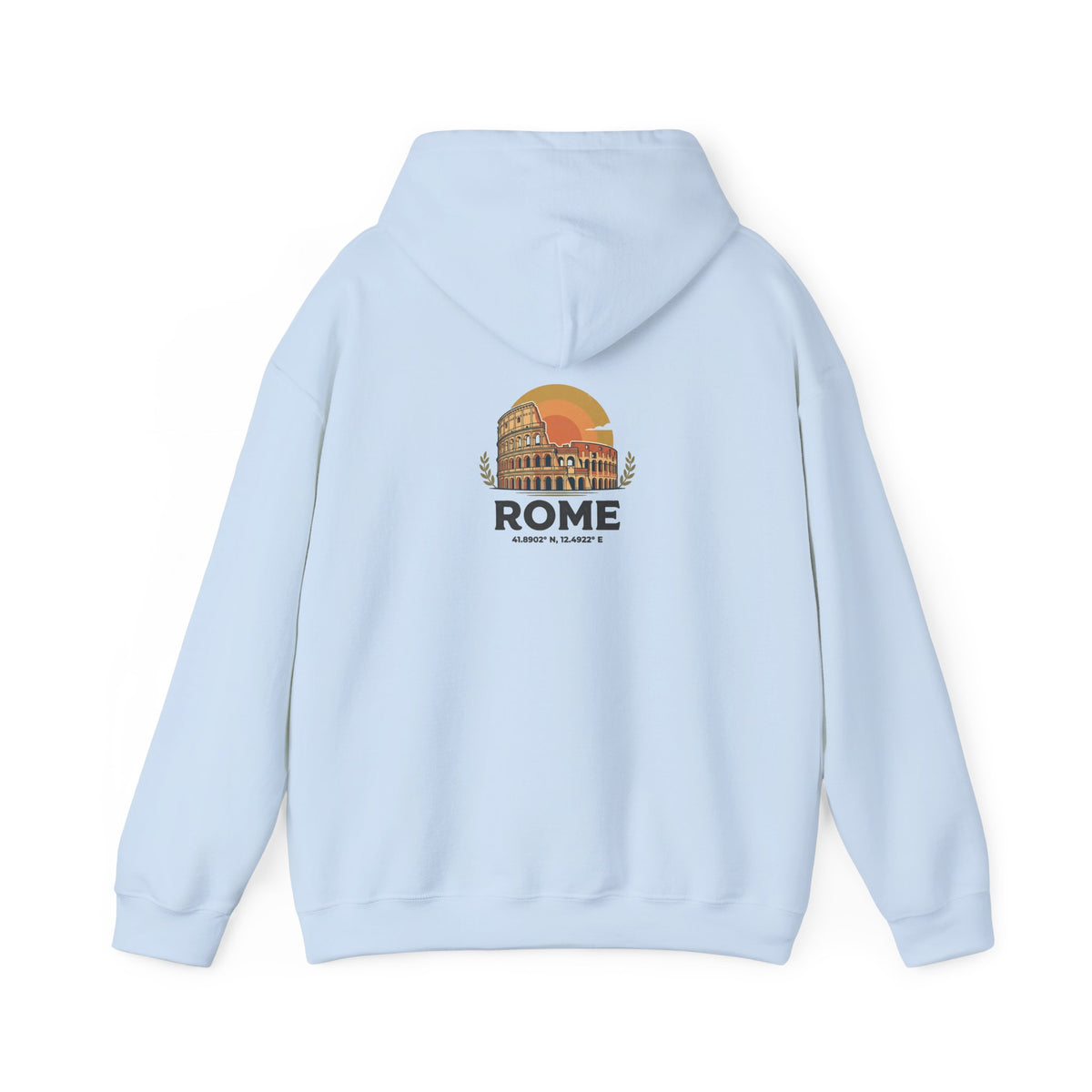 Rome Vintage Colosseum Hoodie — Retro Travel Sweatshirt