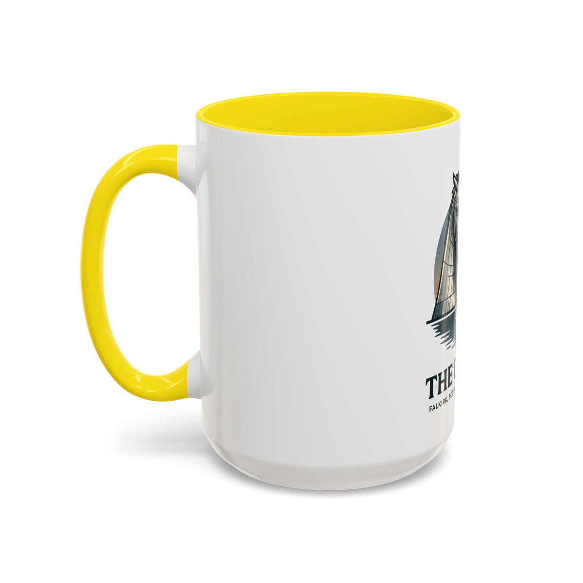 The Kelpies Coffee Mug — Scottish Landmark Accent Mug (11/15oz)