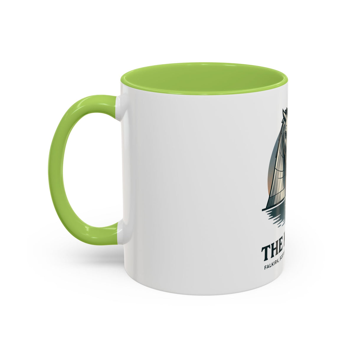 The Kelpies Coffee Mug — Scottish Landmark Accent Mug (11/15oz)