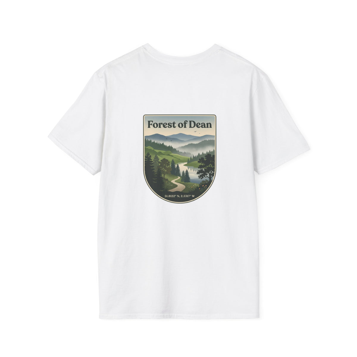 Forest of Dean UK T-shirt with Coordinates