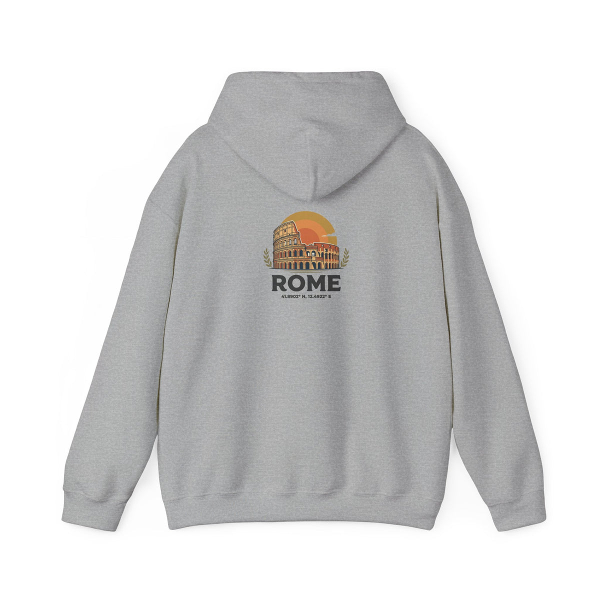 Rome Vintage Colosseum Hoodie — Retro Travel Sweatshirt