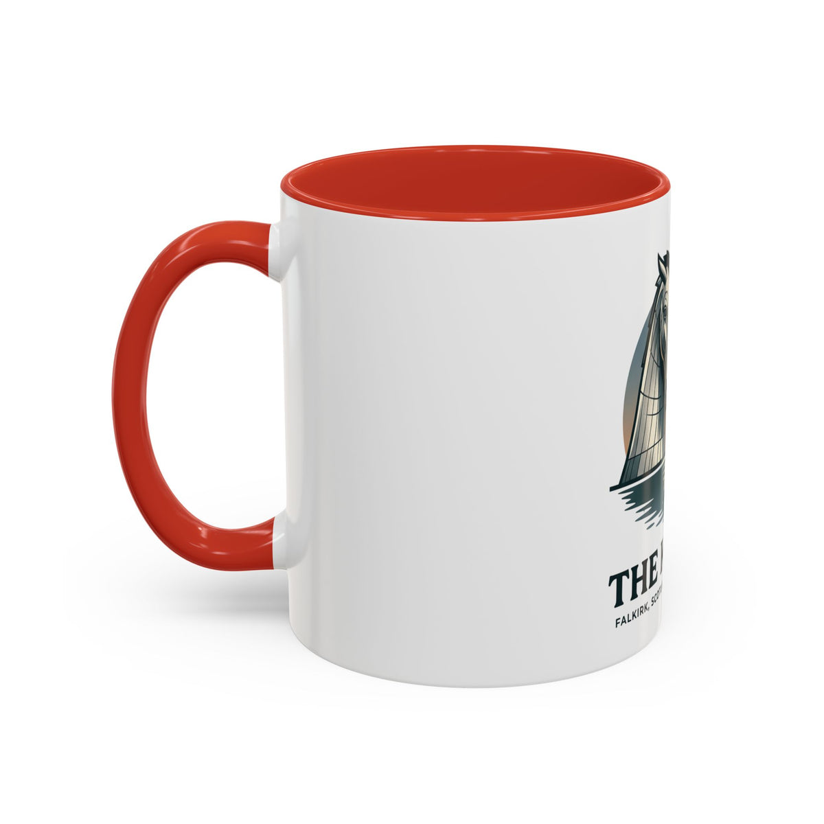 The Kelpies Coffee Mug — Scottish Landmark Accent Mug (11/15oz)