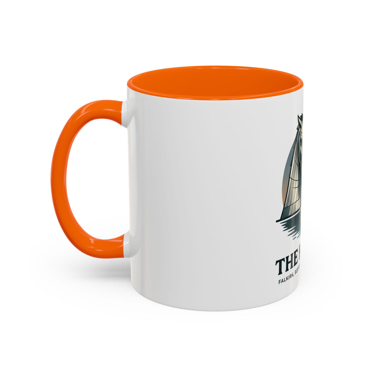 The Kelpies Coffee Mug — Scottish Landmark Accent Mug (11/15oz)
