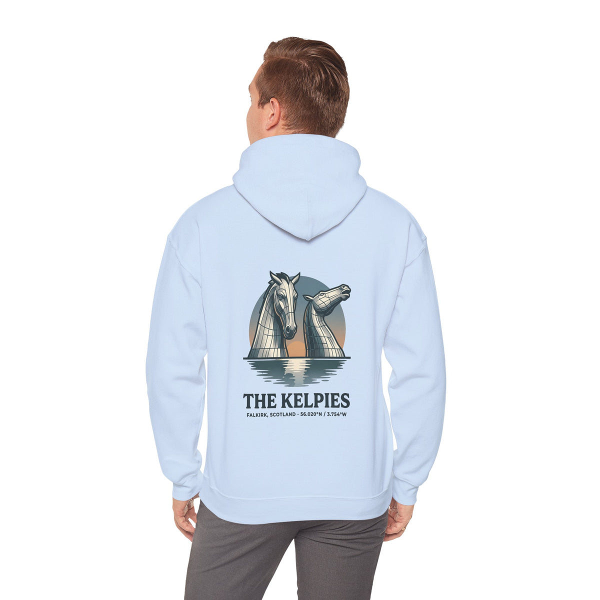 Hoodie - The Kelpies Scottish Myth Horse Graphic Hoodie