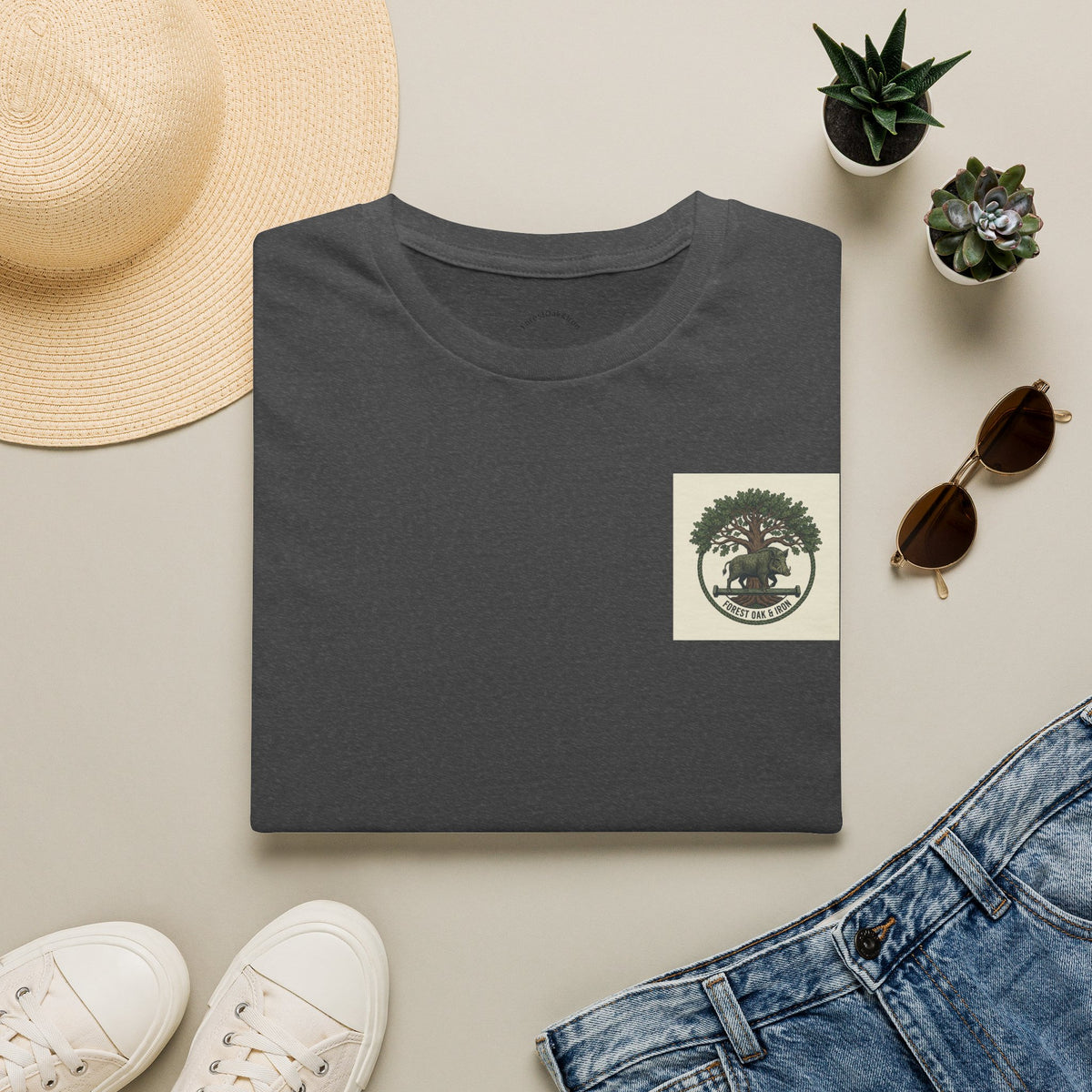 Forest of Dean UK T-shirt with Coordinates