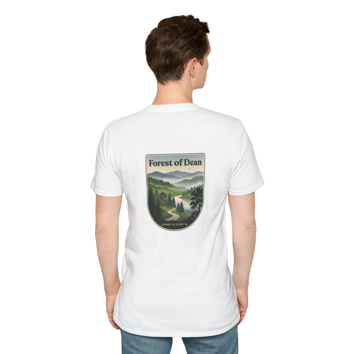 Forest of Dean UK T-shirt with Coordinates