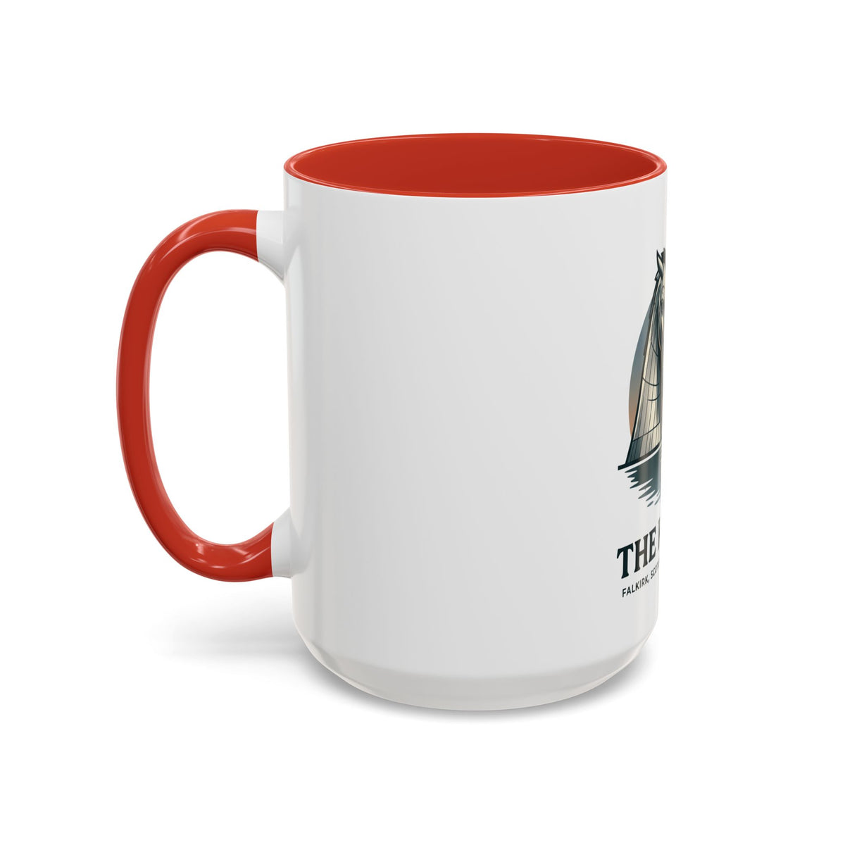 The Kelpies Coffee Mug — Scottish Landmark Accent Mug (11/15oz)