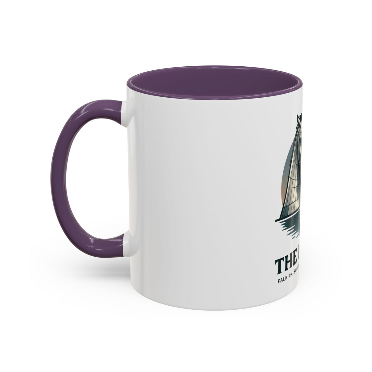 The Kelpies Coffee Mug — Scottish Landmark Accent Mug (11/15oz)