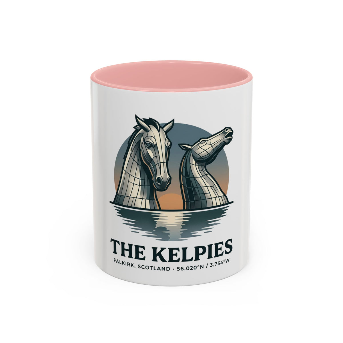 The Kelpies Coffee Mug — Scottish Landmark Accent Mug (11/15oz)
