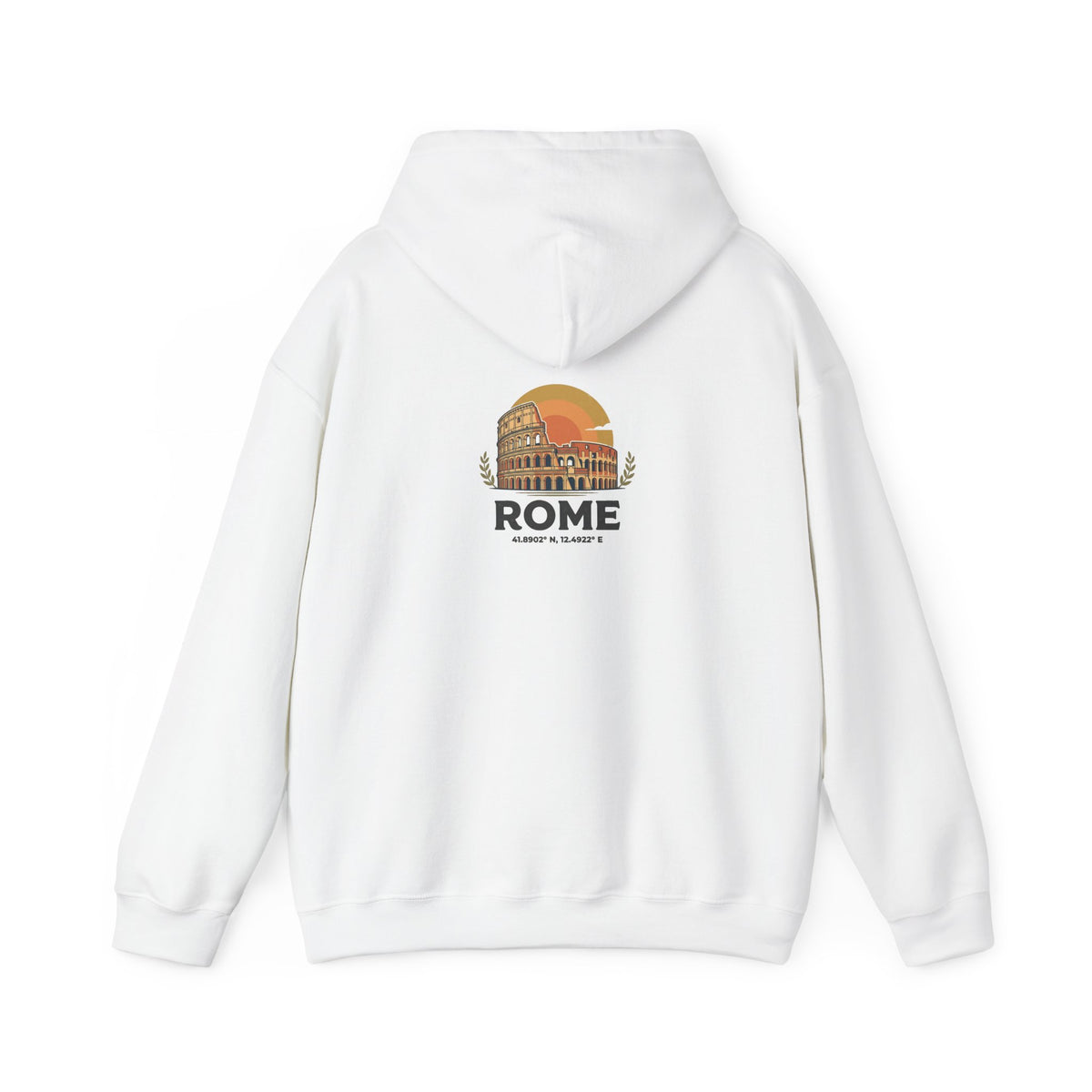 Rome Vintage Colosseum Hoodie — Retro Travel Sweatshirt