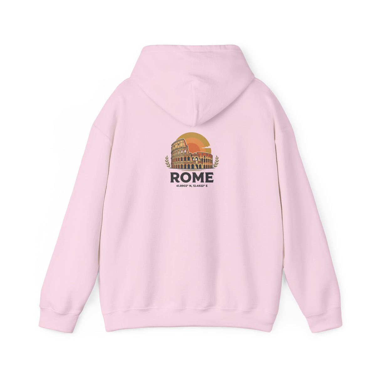 Rome Vintage Colosseum Hoodie — Retro Travel Sweatshirt
