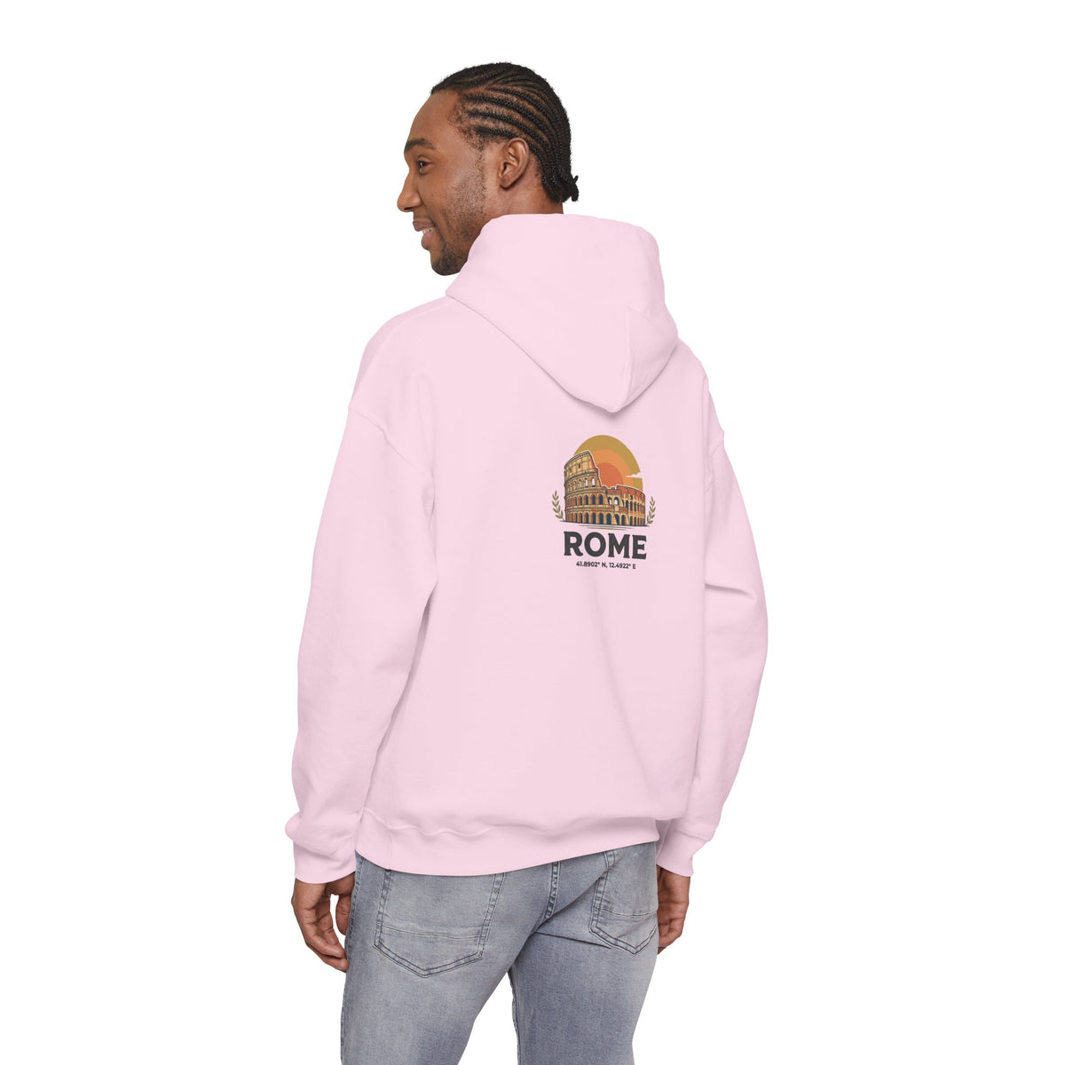 Rome Vintage Colosseum Hoodie — Retro Travel Sweatshirt