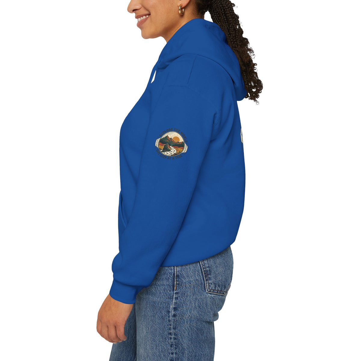 Explore The World Hoodie — "Explore the World One Step at a Time" Outdoor Travel Hoodie