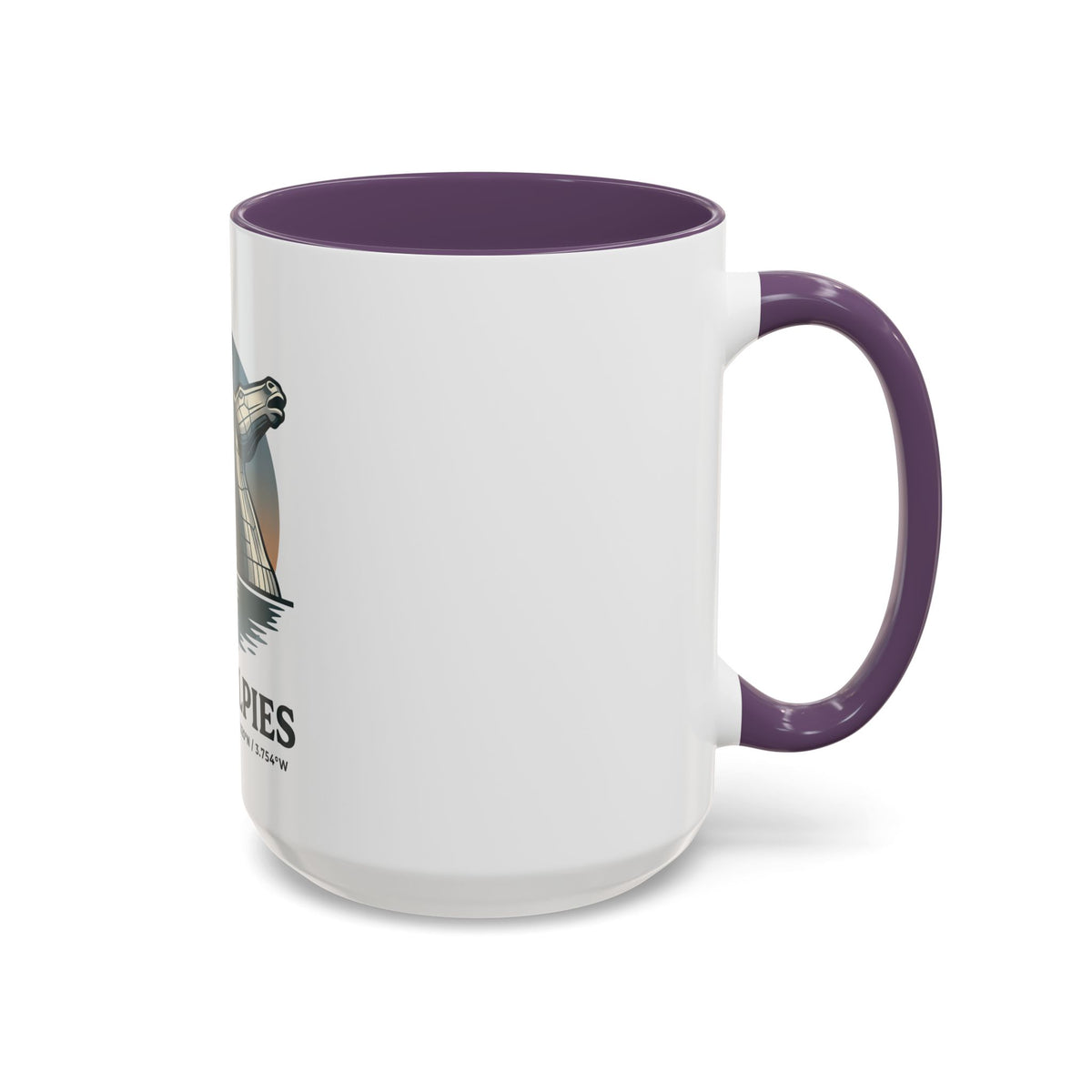 The Kelpies Coffee Mug — Scottish Landmark Accent Mug (11/15oz)