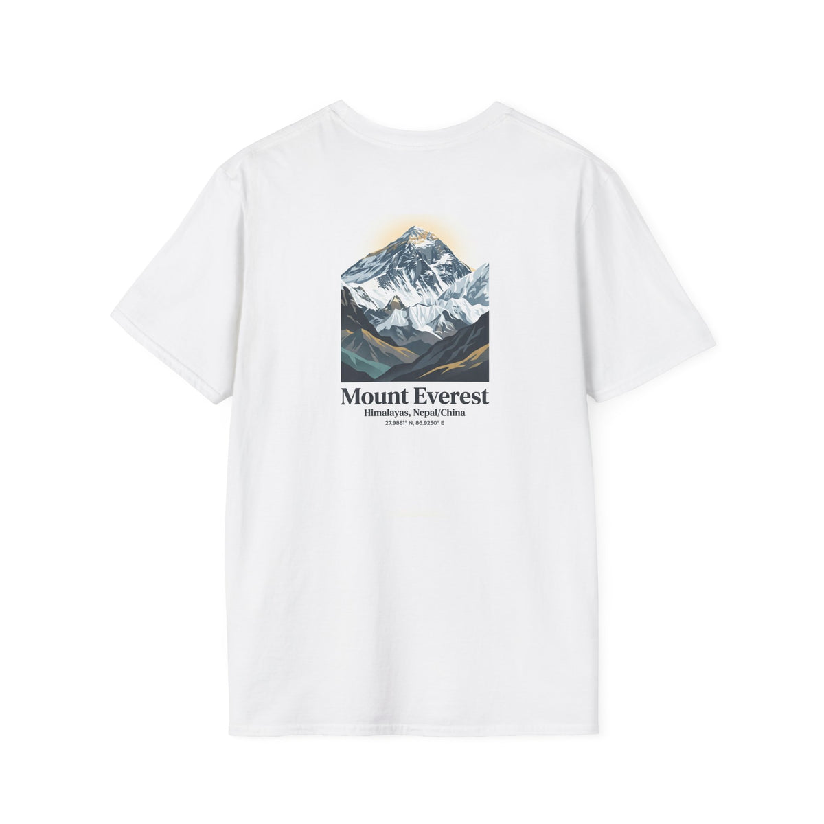 Mount Everest Graphic T-Shirt — Mountain Scenic Travel Tee