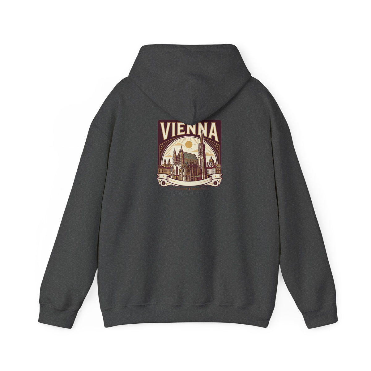 Vienna Vintage Travel Hoodie — Retro Cityscape Sweatshirt