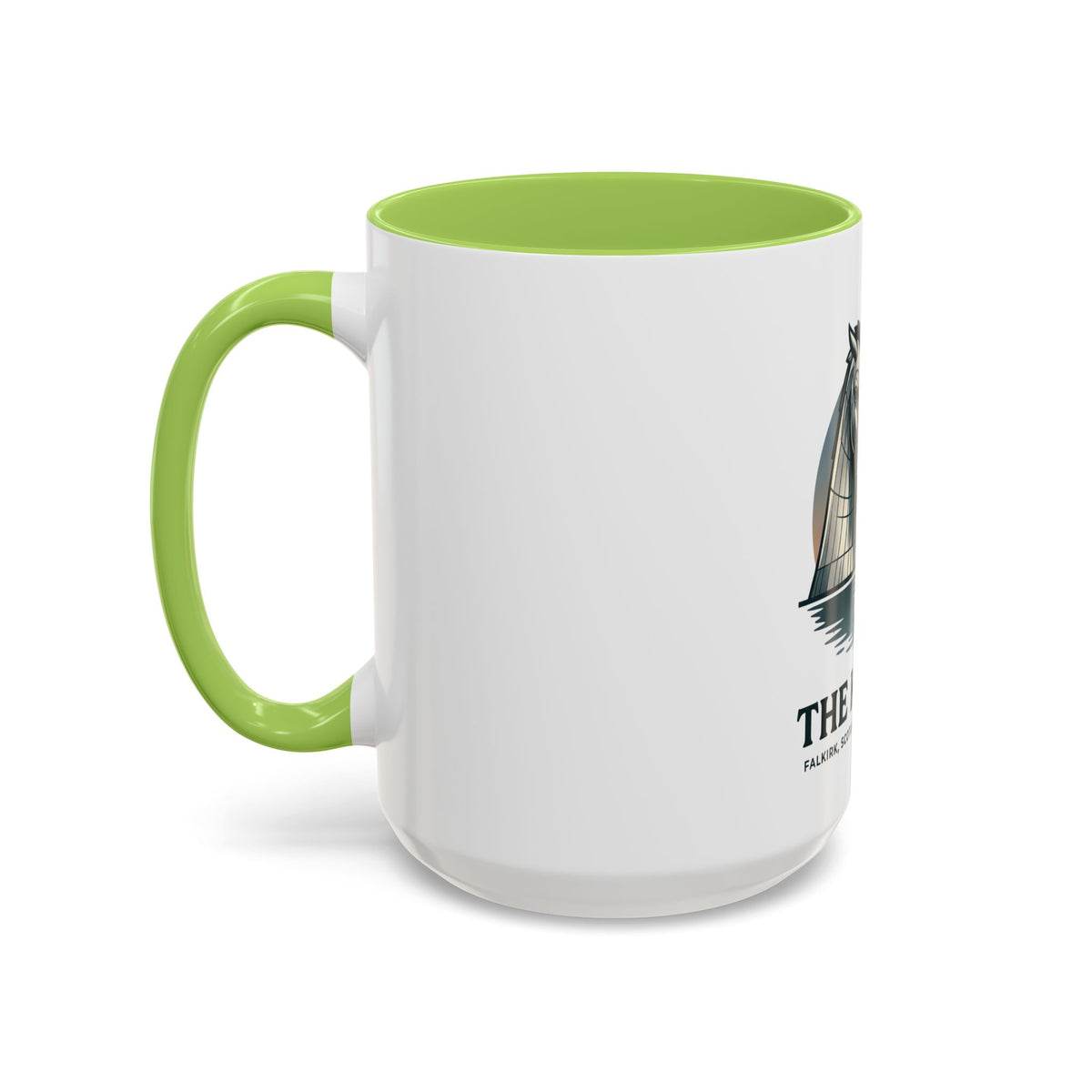 The Kelpies Coffee Mug — Scottish Landmark Accent Mug (11/15oz)