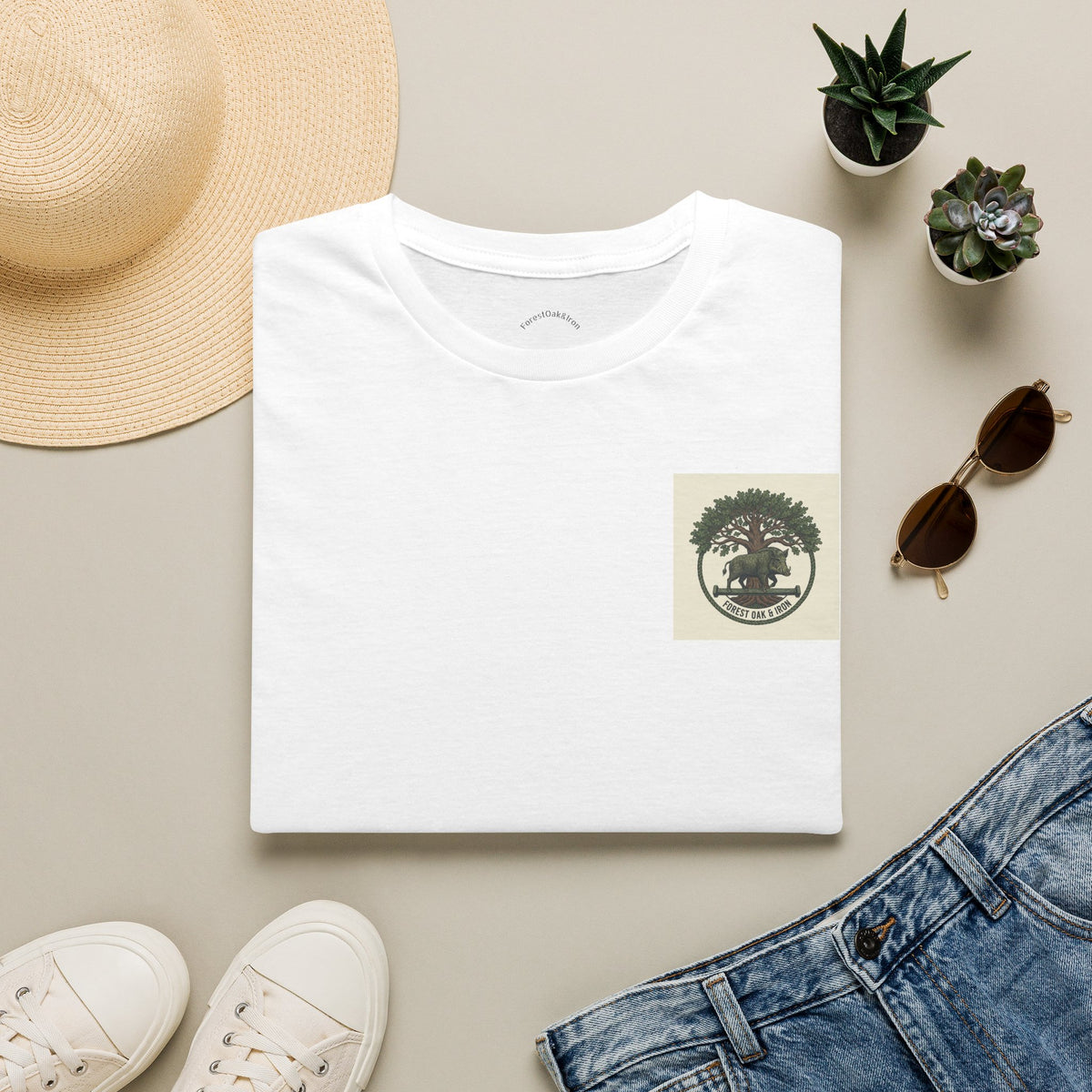 Forest of Dean UK T-shirt with Coordinates