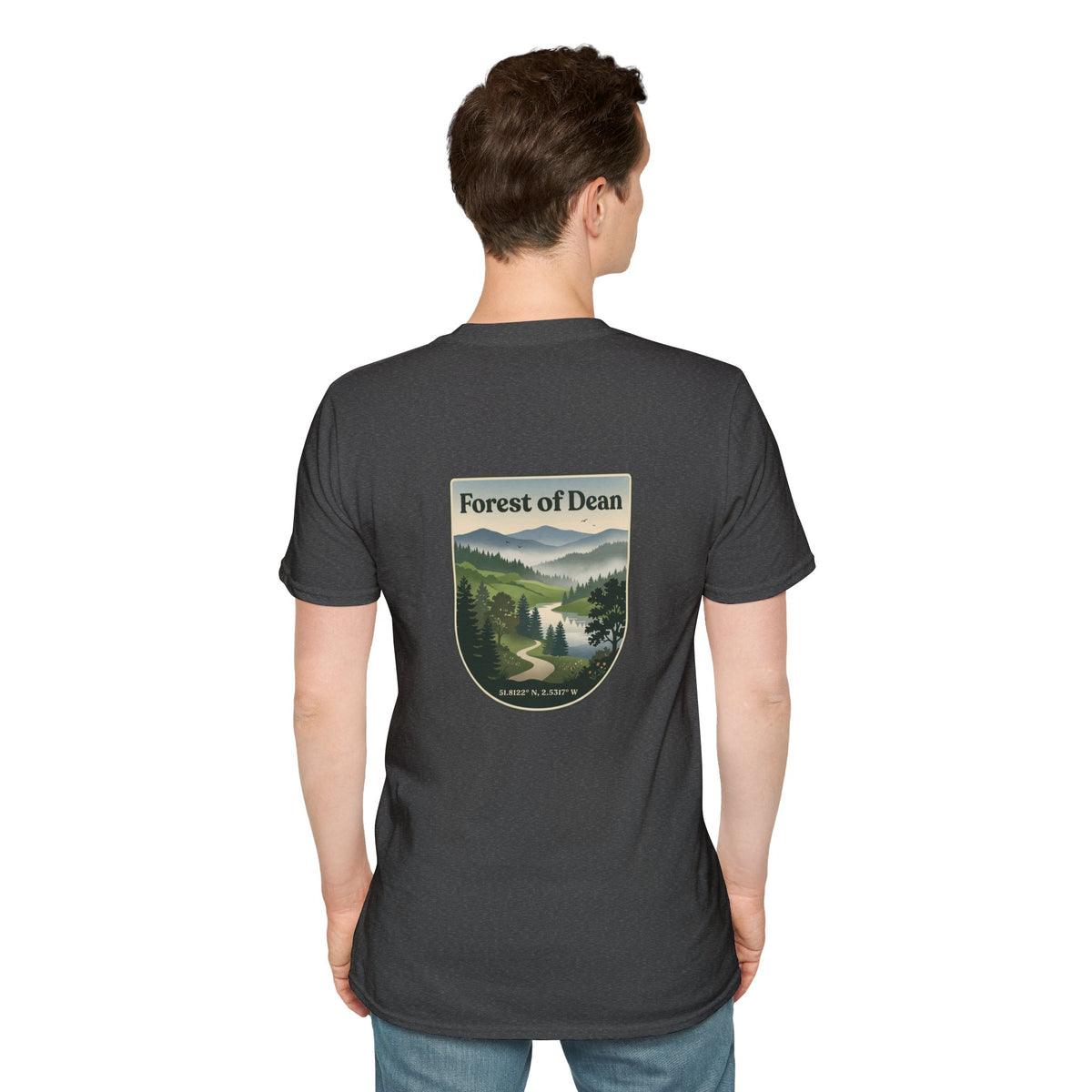 Forest of Dean UK T-shirt with Coordinates