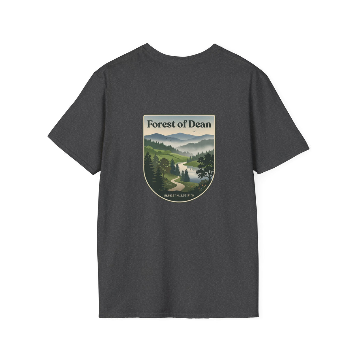 Forest of Dean UK T-shirt with Coordinates
