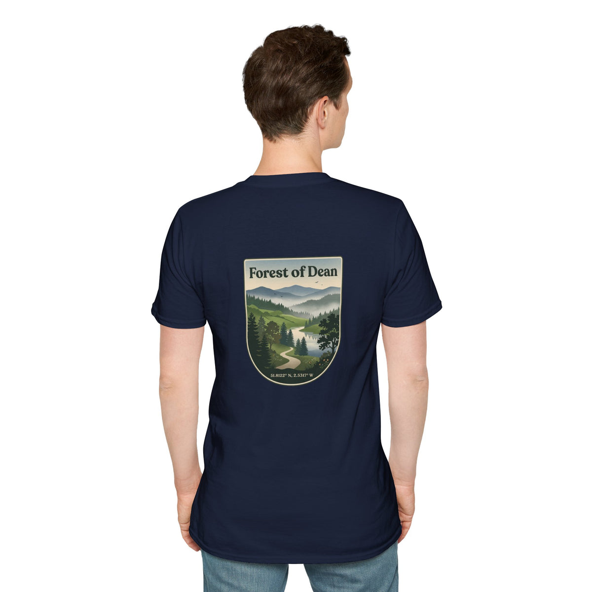 Forest of Dean UK T-shirt with Coordinates