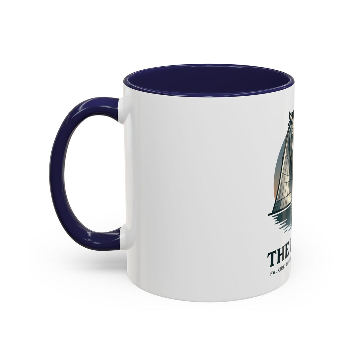 The Kelpies Coffee Mug — Scottish Landmark Accent Mug (11/15oz)
