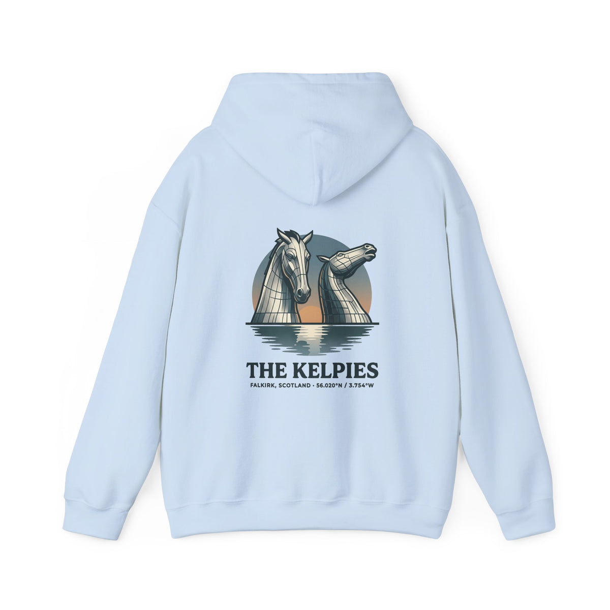 Hoodie - The Kelpies Scottish Myth Horse Graphic Hoodie