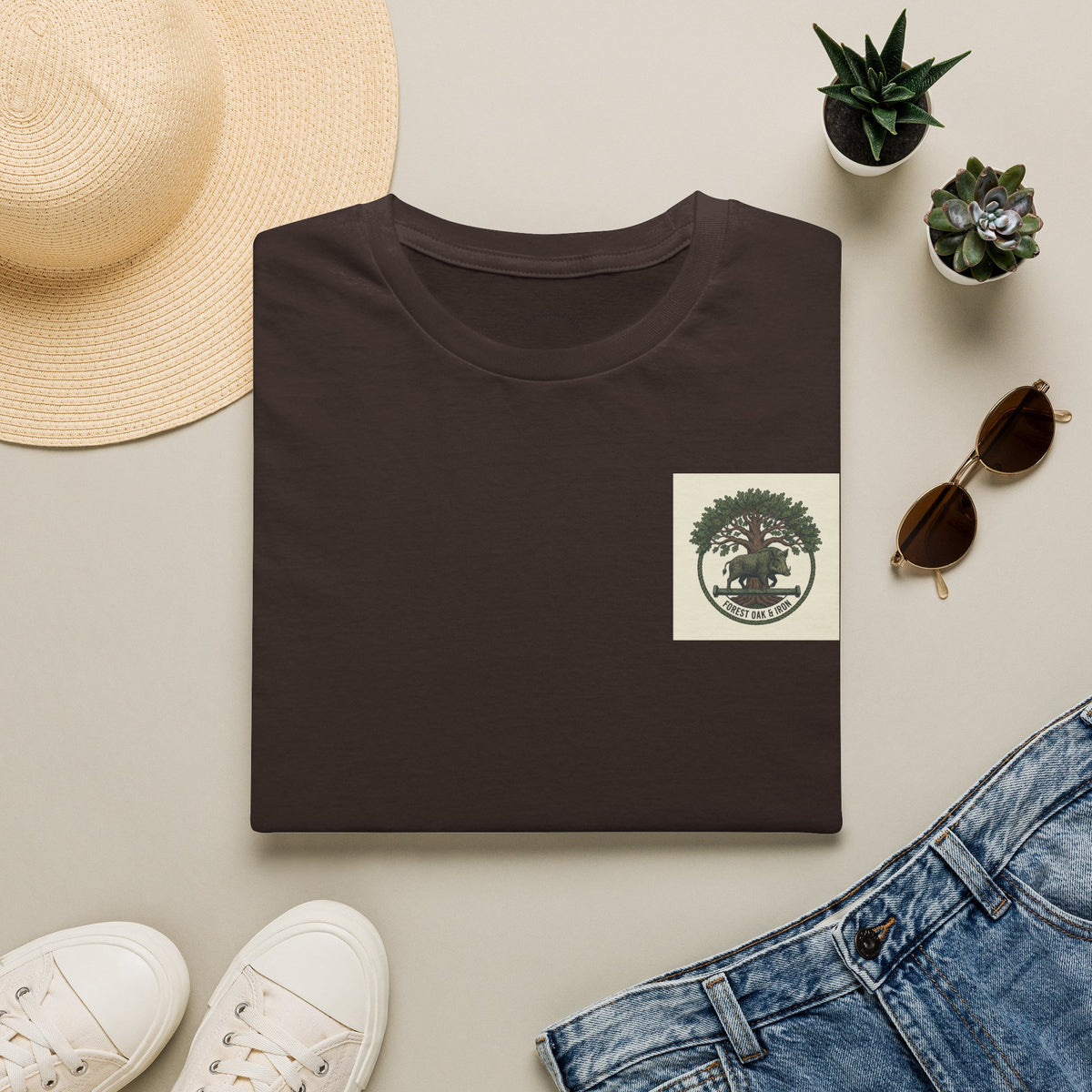 Forest of Dean UK T-shirt with Coordinates