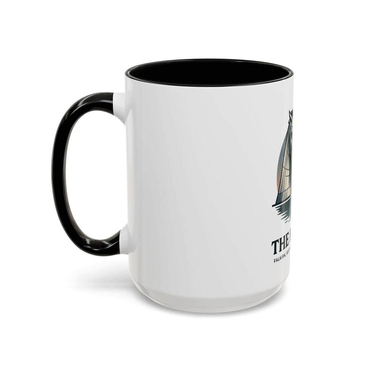 The Kelpies Coffee Mug — Scottish Landmark Accent Mug (11/15oz)