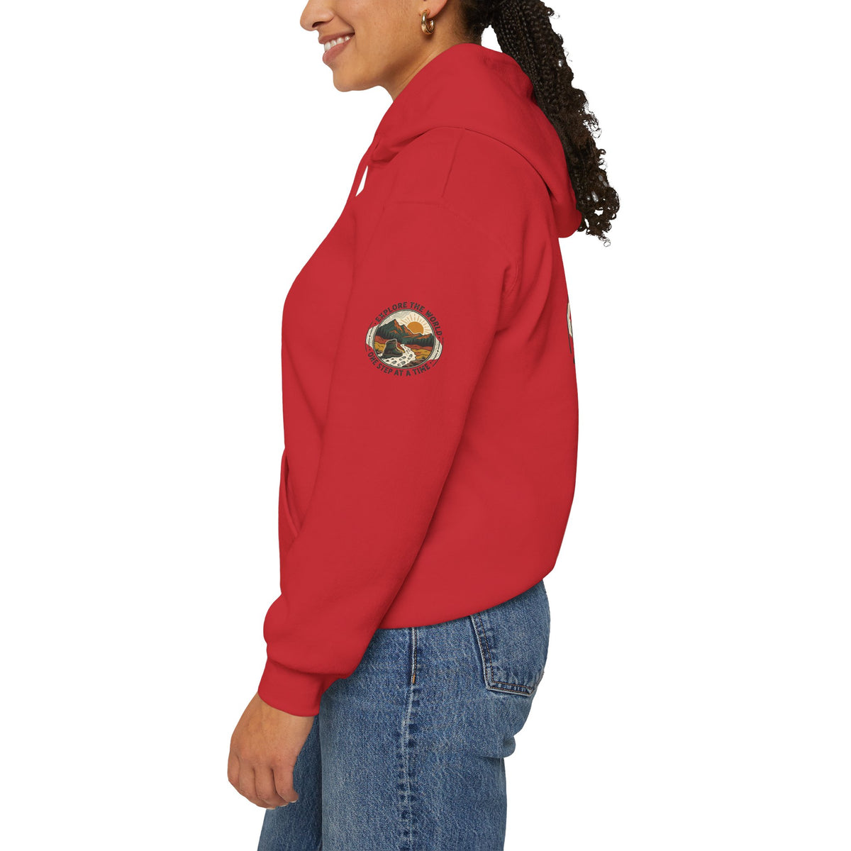 Explore The World Hoodie — "Explore the World One Step at a Time" Outdoor Travel Hoodie