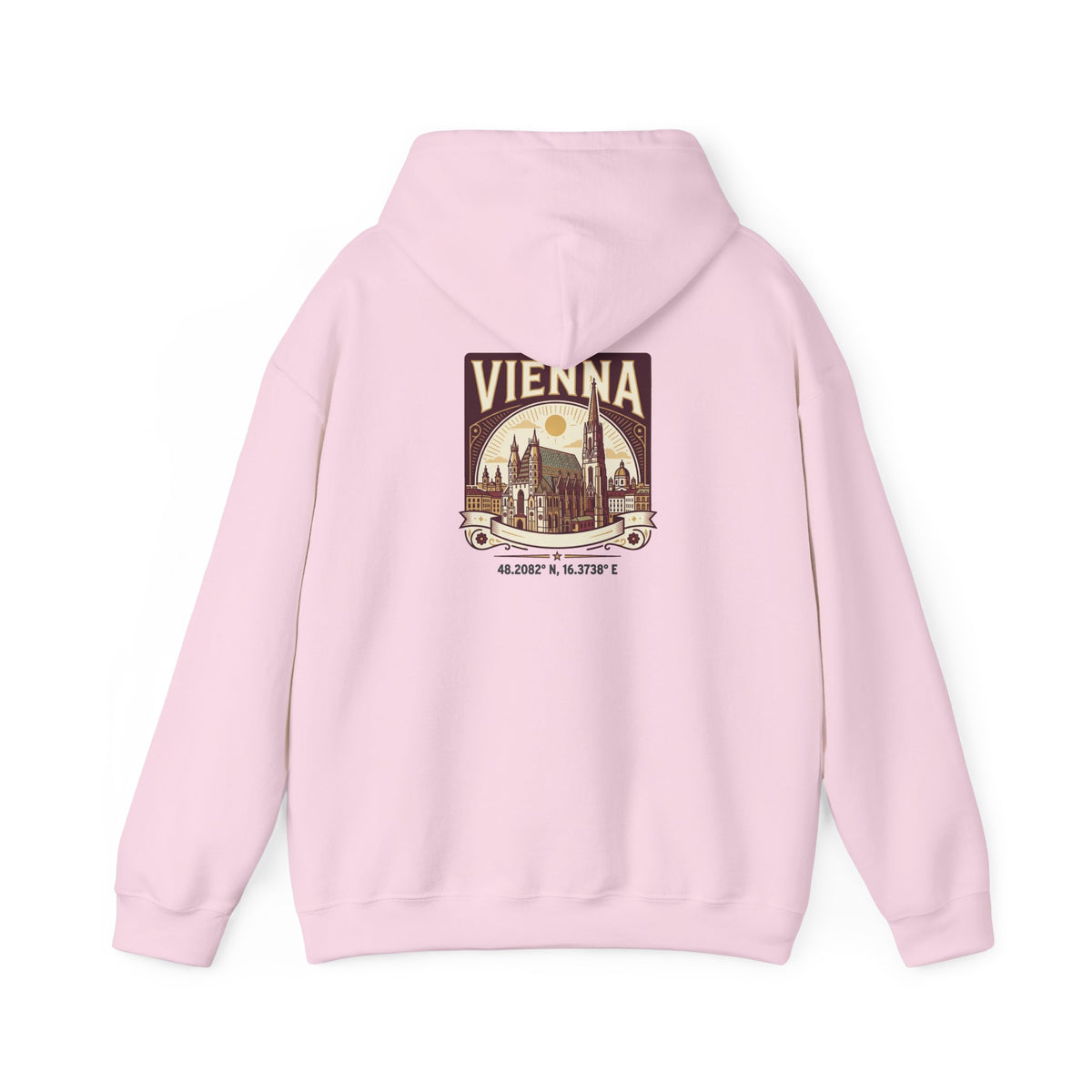 Vienna Vintage Travel Hoodie — Retro Cityscape Sweatshirt