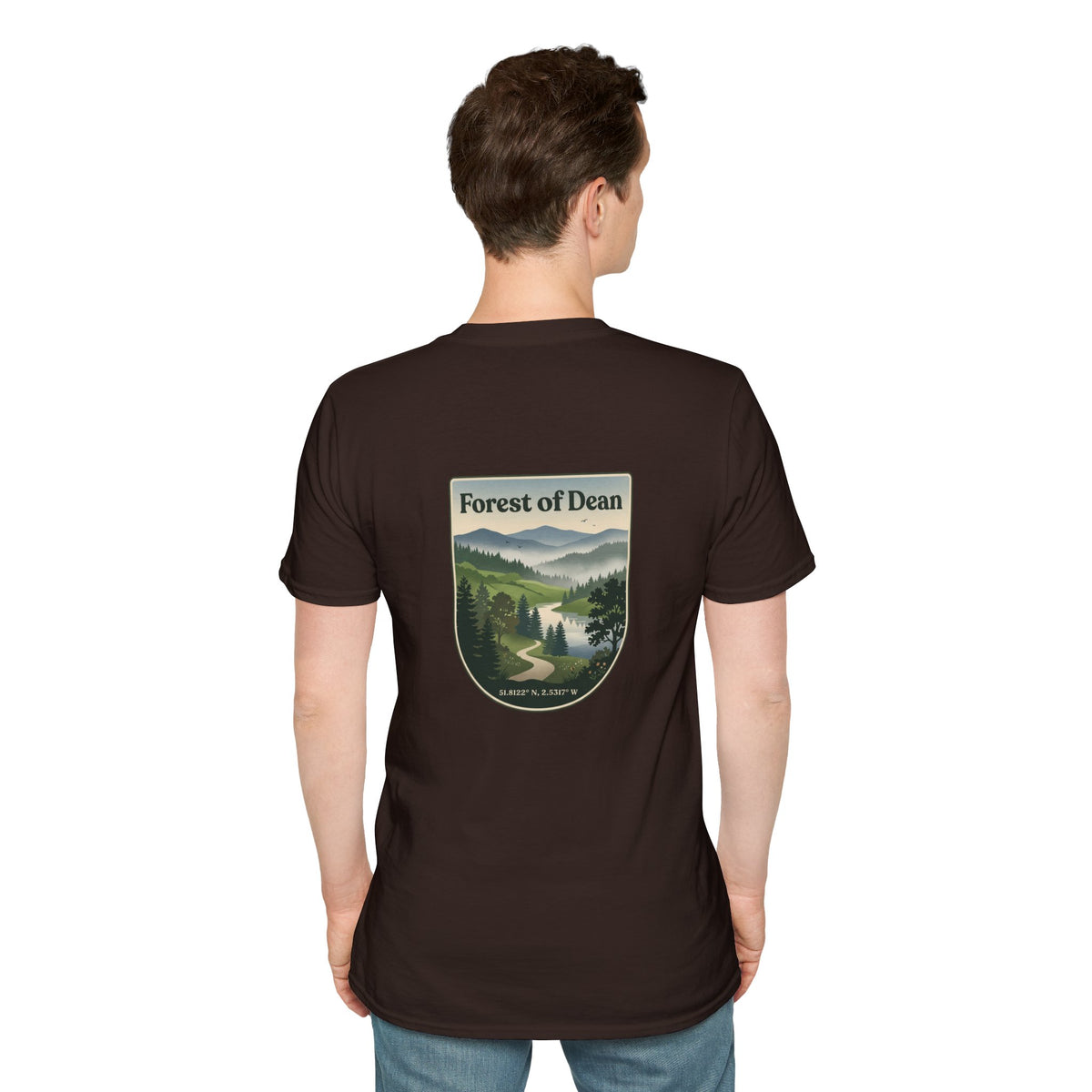 Forest of Dean UK T-shirt with Coordinates